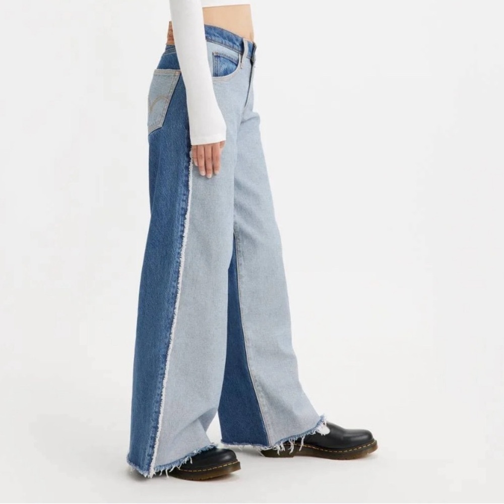 Levi's Inside Out '94 Baggy Wide Leg 100% Cotton Jeans